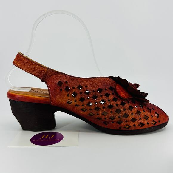 Spring Step L'Artiste Women's Lovella Leather Sandals Size 38 EU/ 7.5-8 US - Picture 7 of 12